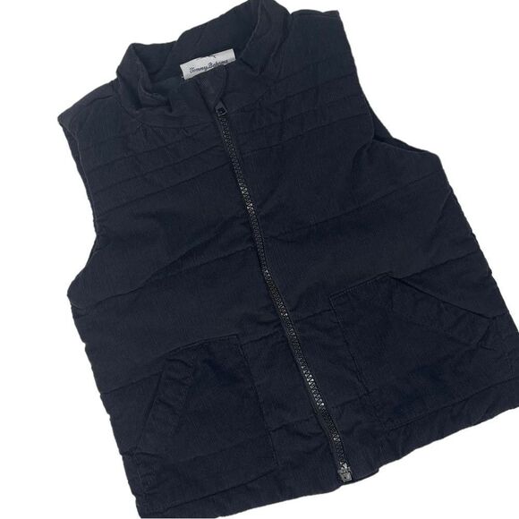 Tommy Bahama Kid's Black Corduroy Puffer Vest‎ Size 2T - Picture 1 of 8